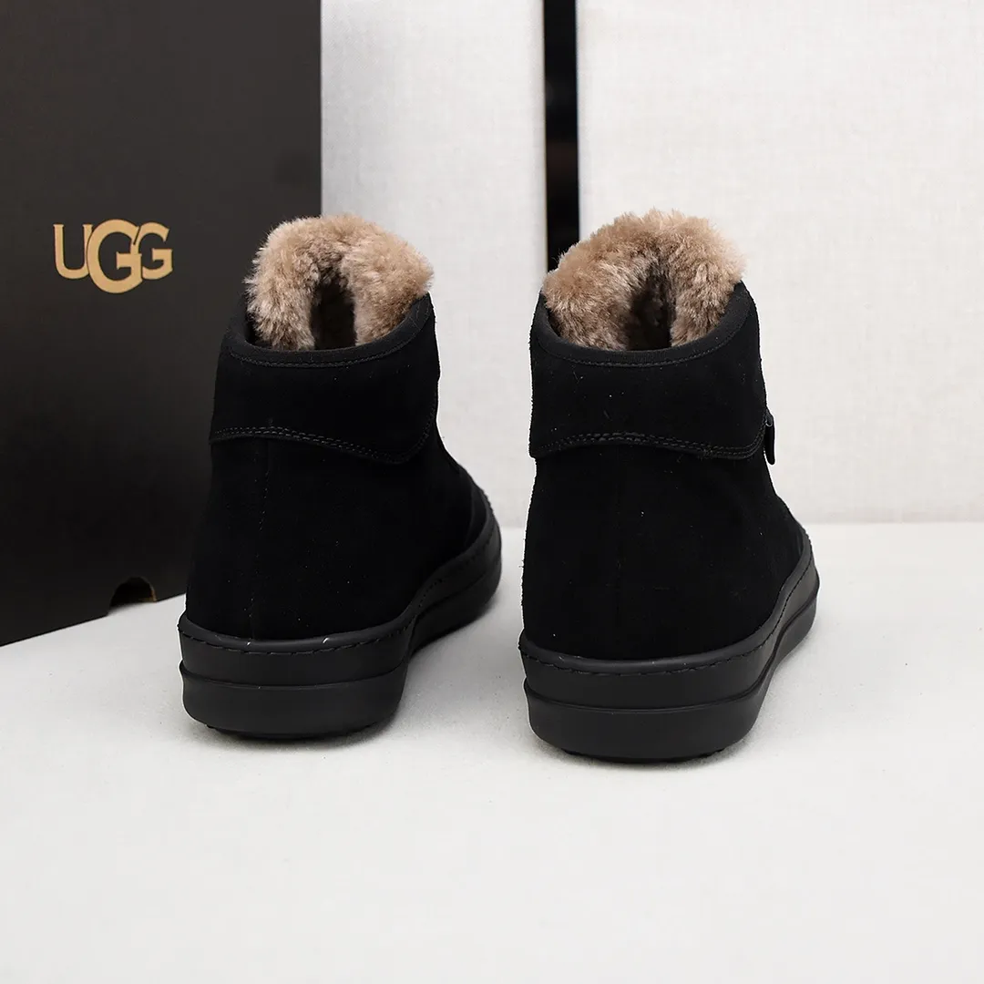 PP520🛜🛜🛜【ugg】The upper is made of waterproof nubuck, real wool lining, and non-slip rubber sole. Warm and comfortable, a must-have in winter! Men's size 38-44 (custom-made size 45 is non-refundable).